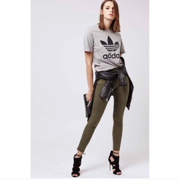 Topshop Denim - Topshop Leigh olive ankle jeans NWT